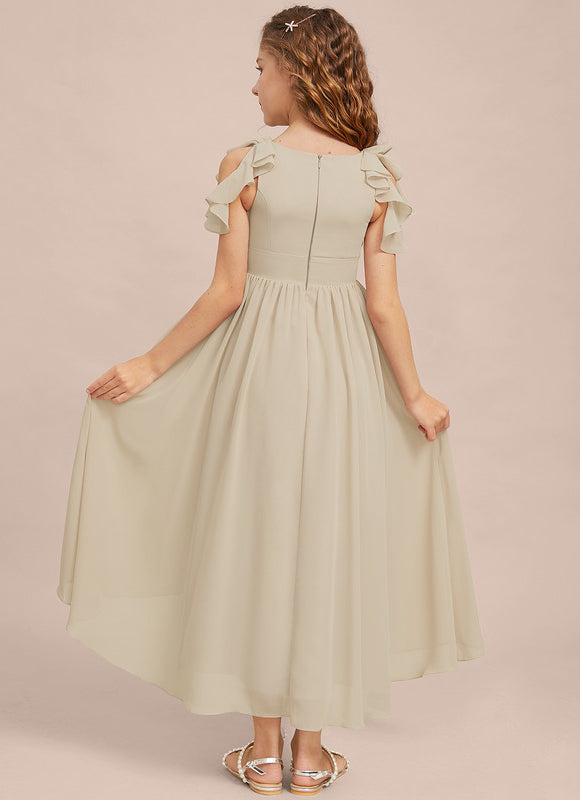 Robe Cérémonie Mousseline Marine - gallery 6