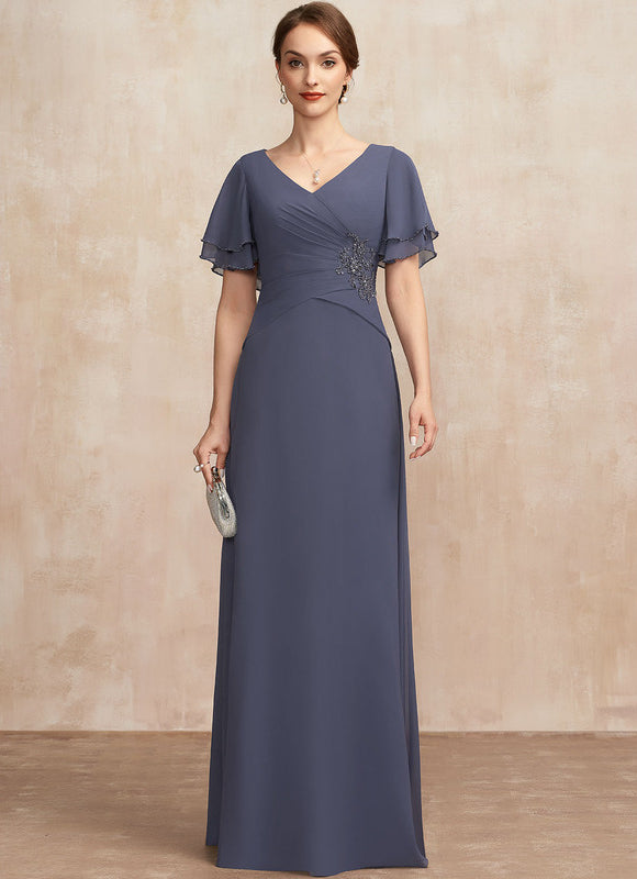 Robe Cérémonie Violette Fluide