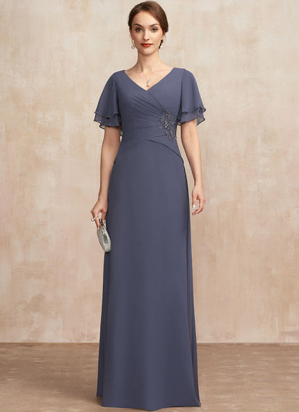 Robe Cérémonie Violette Fluide