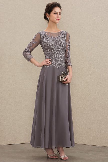 Robe Cérémonie Longue Élégante Bleu - gallery 2
