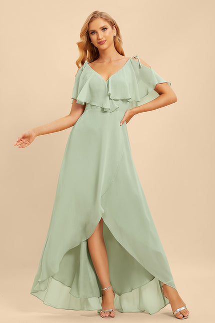 Robe Cérémonie Fluide Marine Élégante - gallery 4