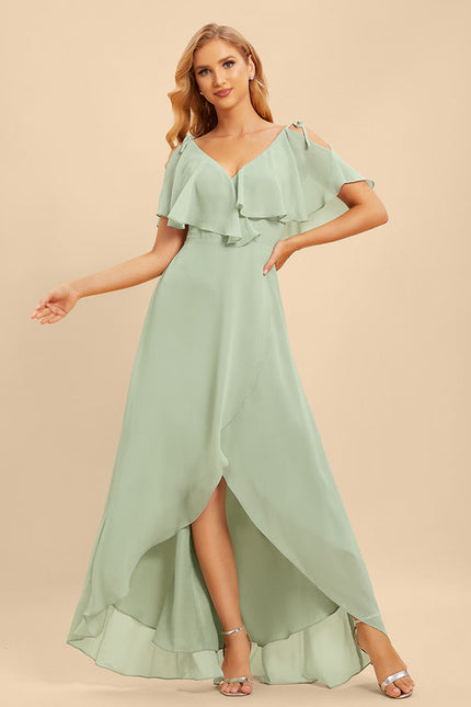 Robe Cérémonie Fluide Marine Élégante - gallery 4