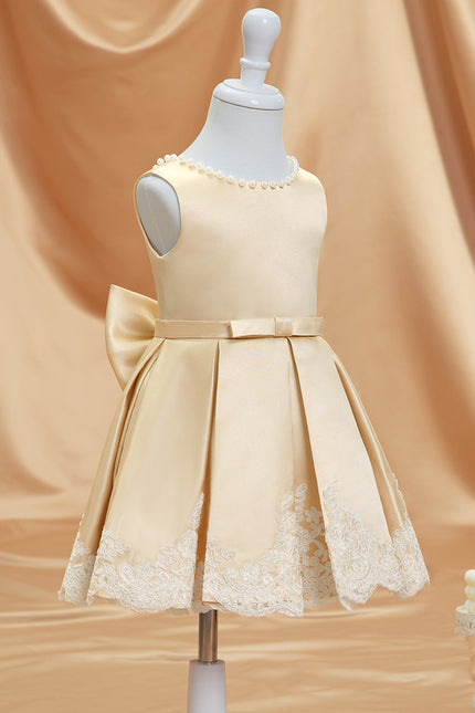 Robe Cérémonie Satinée Précieuse - gallery 3