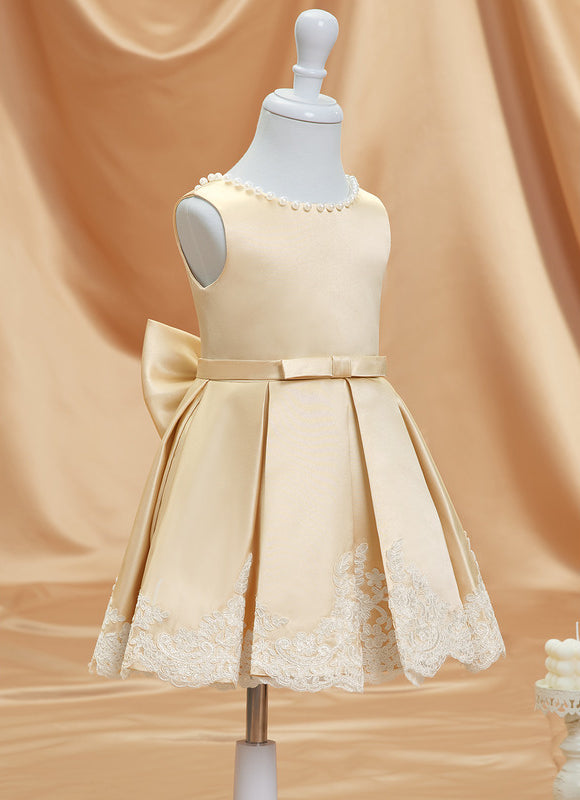 Robe Cérémonie Satinée Précieuse - gallery 3