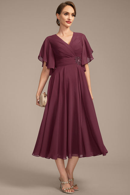 Robe Cérémonie Vaporeuse Bicolore Élégante - gallery 4