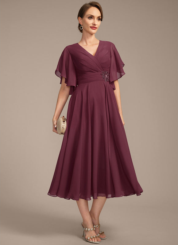 Robe Cérémonie Vaporeuse Bicolore Élégante - gallery 4