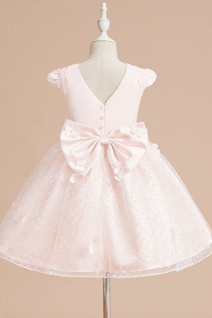 Robe Cérémonie Volants Pêche - gallery 3