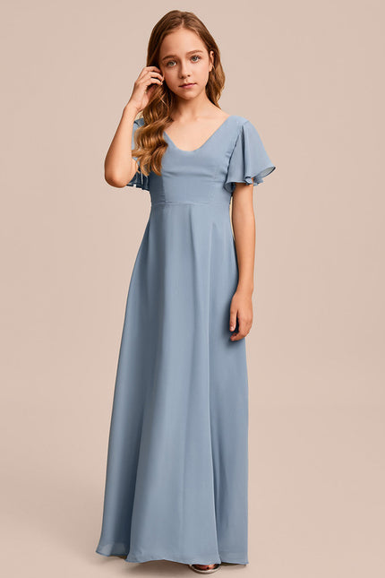 Robe Cérémonie Longue Vert Deau - gallery 1