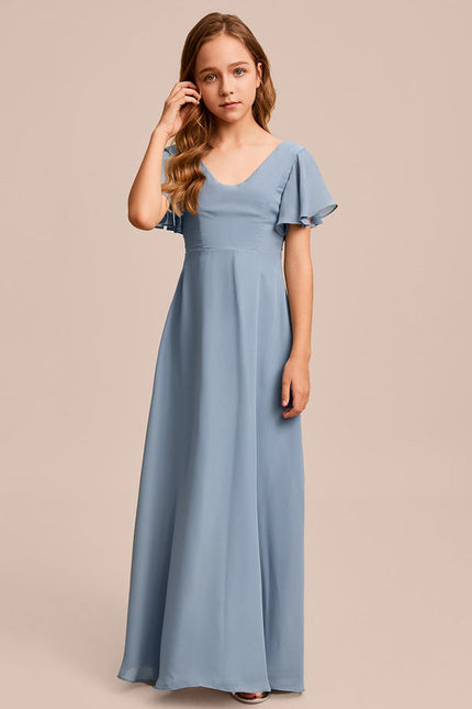 Robe Cérémonie Longue Vert Deau - gallery 1