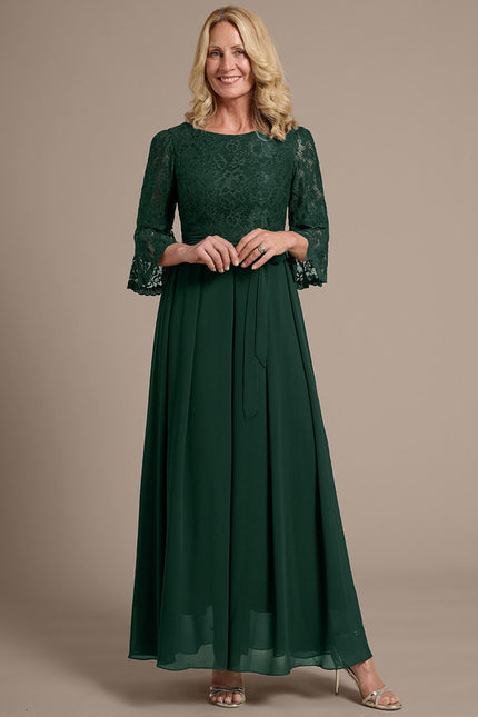 Robe Cérémonie Émeraude Fluide - gallery 2