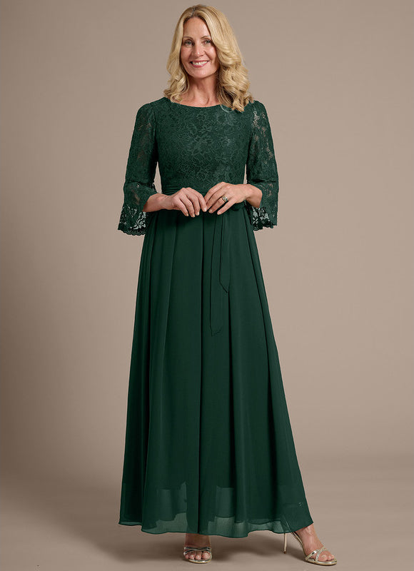 Robe Cérémonie Émeraude Fluide - gallery 2