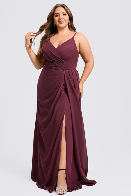 Robe Cérémonie Longue Volants Rose - gallery 8