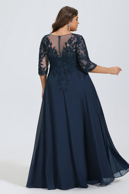 Robe Cérémonie Longue Bleu Royal - gallery 7