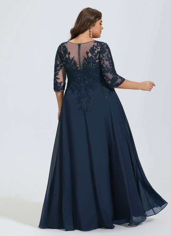 Robe Cérémonie Longue Bleu Royal - gallery 7