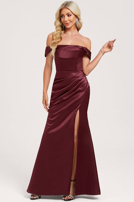 Robe Cérémonie Soirée Drapée - gallery 1