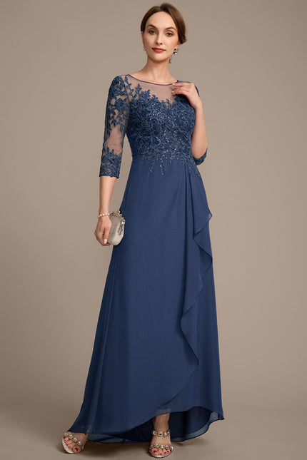 Robe Cérémonie Élégance Marine Scintillante - gallery 5