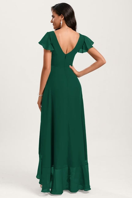Robe Cérémonie Fluide Marine Élégante - gallery 1
