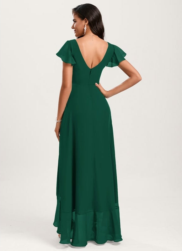Robe Cérémonie Fluide Marine Élégante - gallery 1