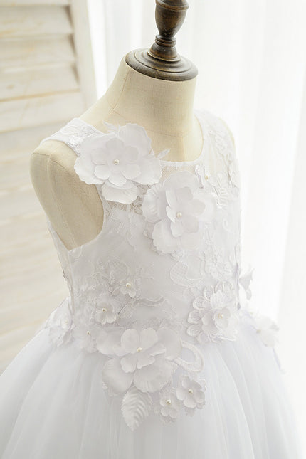 Robe Cérémonie Fleurie Lumineuse