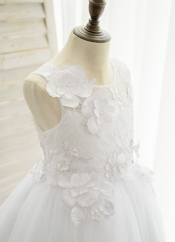 Robe Cérémonie Fleurie Lumineuse
