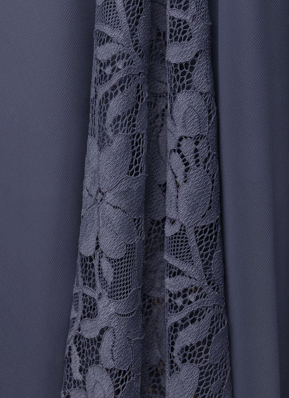 Robe Cérémonie Dentelle Asymétrique - gallery 5