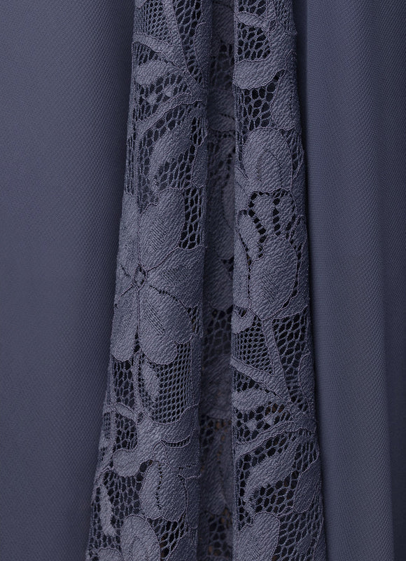 Robe Cérémonie Dentelle Asymétrique - gallery 5