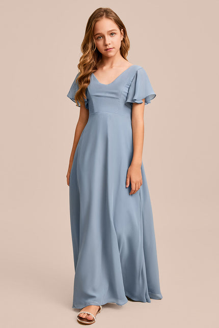 Robe Cérémonie Longue Vert Deau - gallery 3