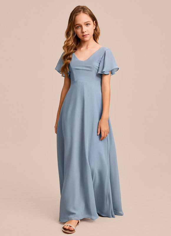 Robe Cérémonie Longue Vert Deau - gallery 3