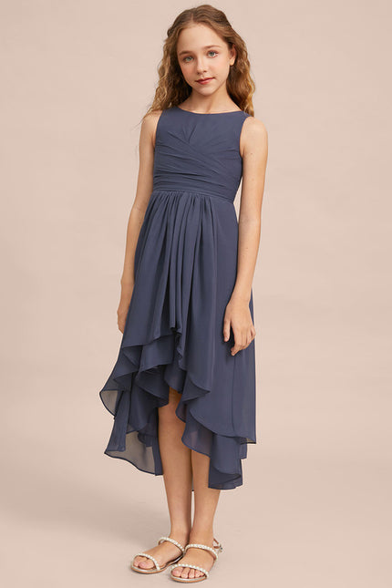 Robe Cérémonie Mousseline Marine - gallery 4