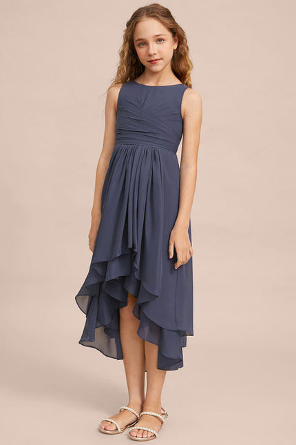 Robe Cérémonie Mousseline Marine - gallery 4