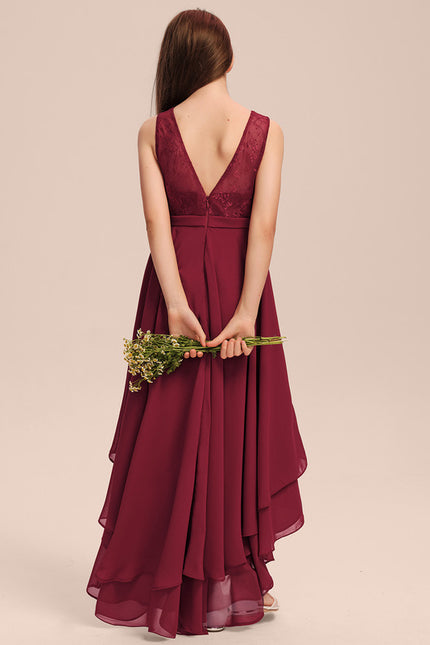 Robe Cérémonie Rouge Éclatant - gallery 8