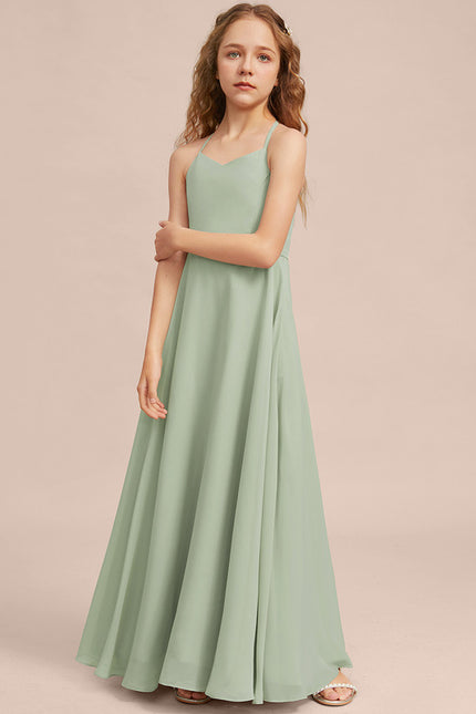 Robe Cérémonie Longue Vert Deau - gallery 3