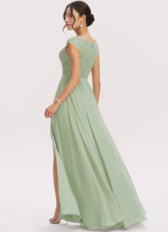 Robe Cérémonie Longue Rose Élégante - gallery 3