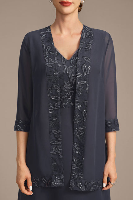 Robe Cérémonie Fluide Ornée - gallery 8