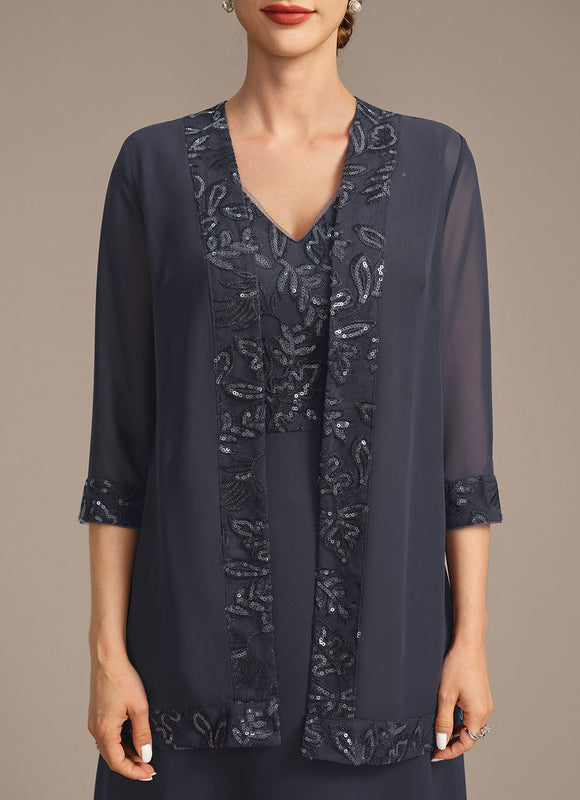 Robe Cérémonie Fluide Ornée - gallery 8