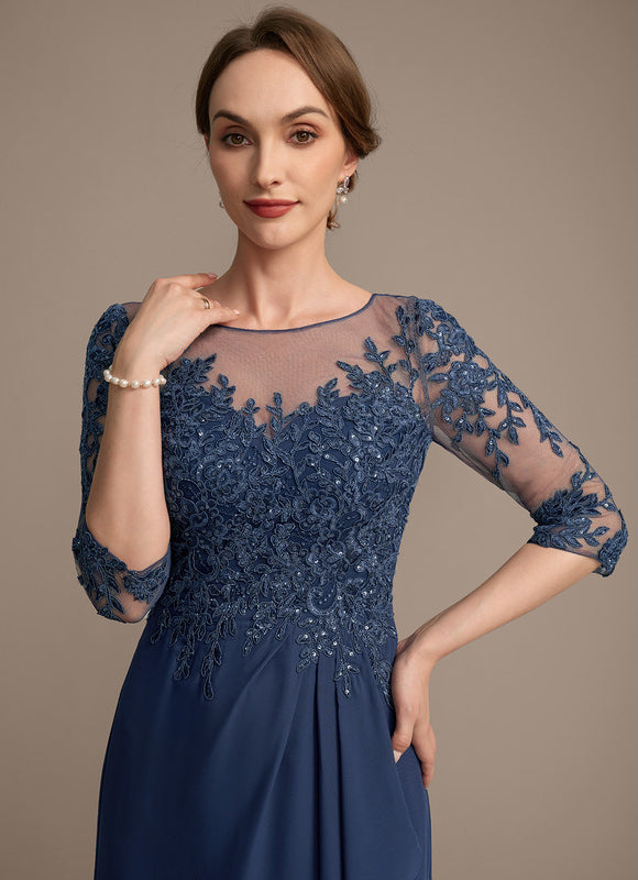 Robe Cérémonie Élégance Marine Scintillante - gallery 1