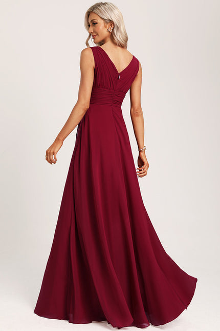 Robe Cérémonie Longue Volants Rose - gallery 6