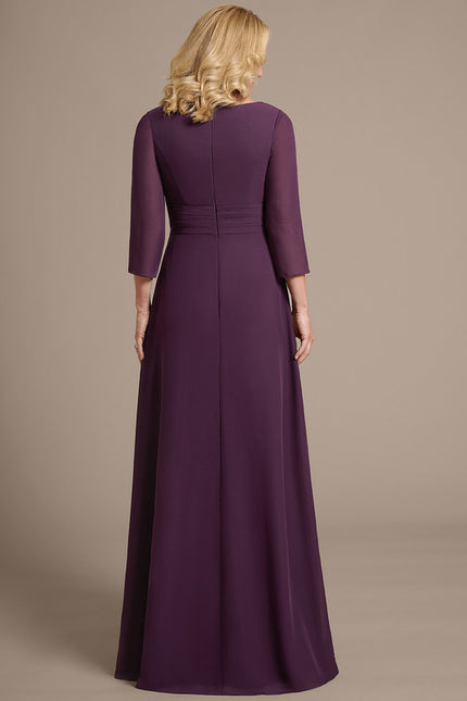 Robe Cérémonie Violette Fluide - gallery 6