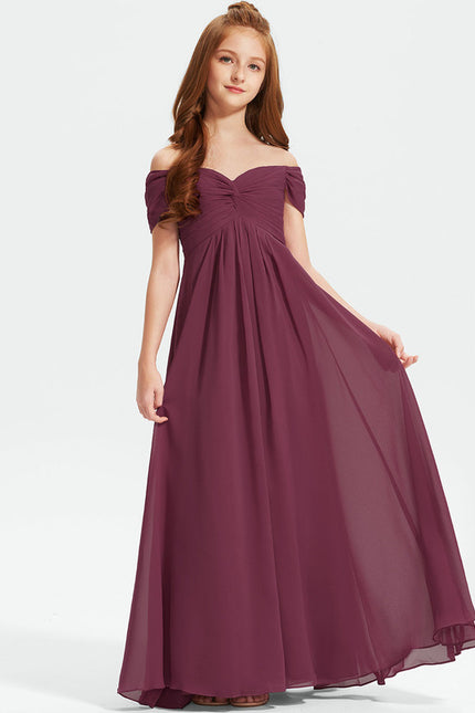 Robe Ceremonie Grande Taille Bordeaux