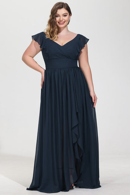 Robe Cérémonie Longue Volants Rose - gallery 8