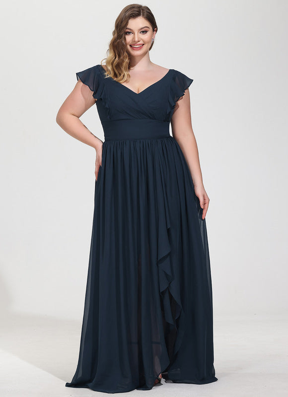 Robe Cérémonie Longue Volants Rose - gallery 8