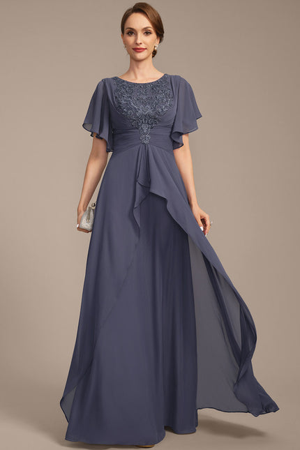 Robe Cérémonie Mousseline Sombre