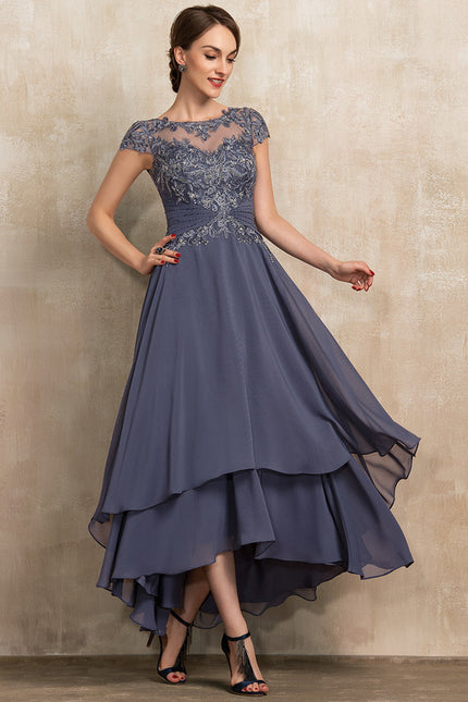 Robe Cérémonie Grise Délicate - gallery 1