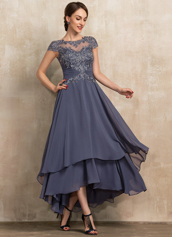 Robe Cérémonie Grise Délicate - gallery 1
