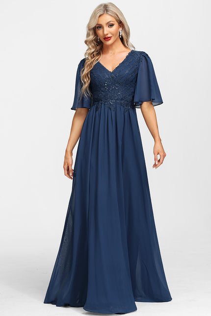 Robe Cérémonie Longue Bleu Royal - gallery 6