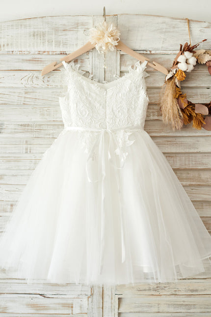 Robe Ceremonie Fille Broderie Anglaise - gallery 6