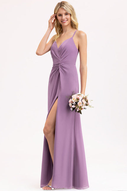 Robe Cérémonie Longue Volants Rose - gallery 4