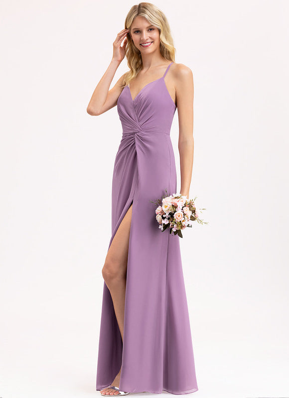 Robe Cérémonie Longue Volants Rose - gallery 4