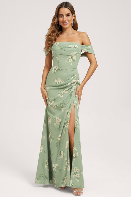 Robe Cérémonie Élégante À Décolleté - gallery 2