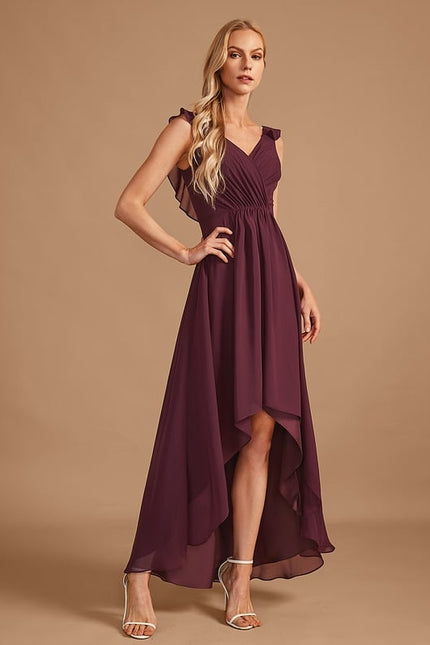 Robe Cérémonie Fluide Marine Élégante - gallery 5